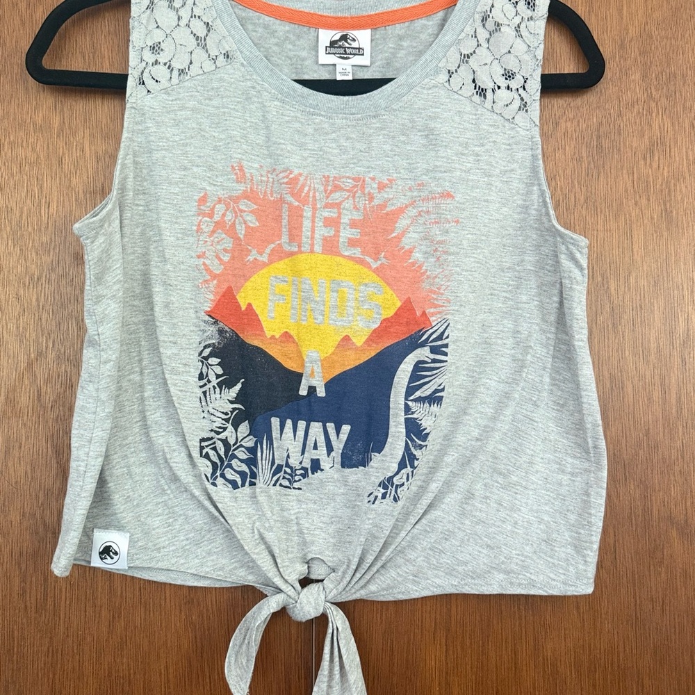 Jurassic World Life Finds A Way Tank Top